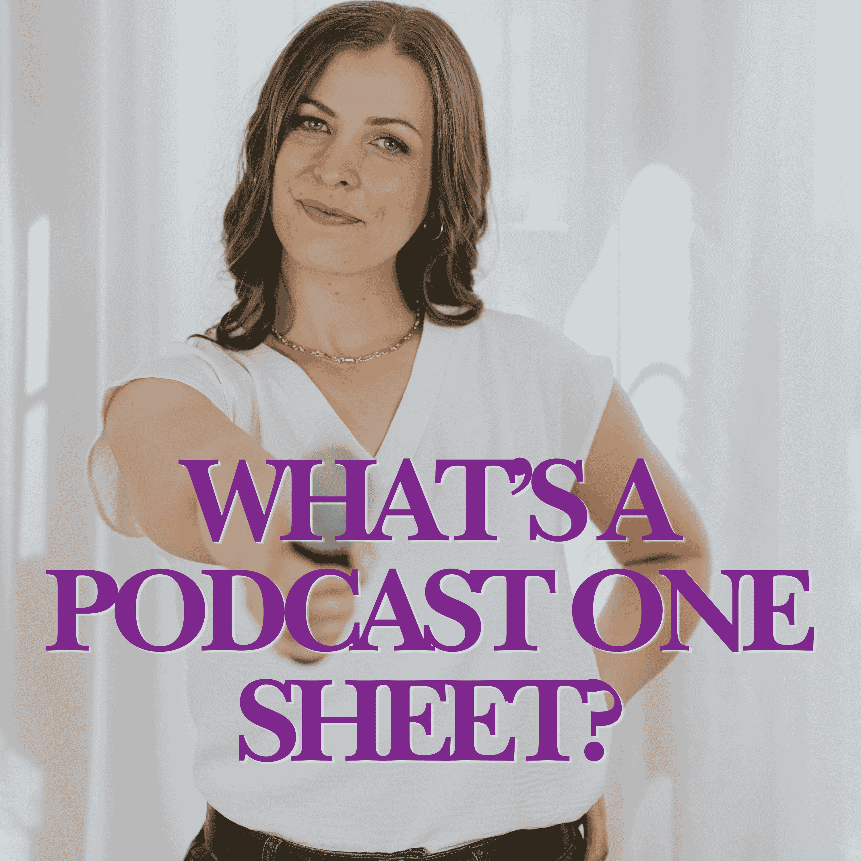 Ask Jess: What is a Podcast One Sheet? episode artwork