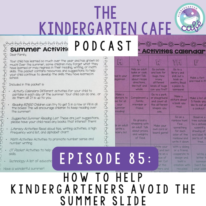 Artwork for podcast Kindergarten Cafe Podcast: Simple Tips for Teaching Kindergarten