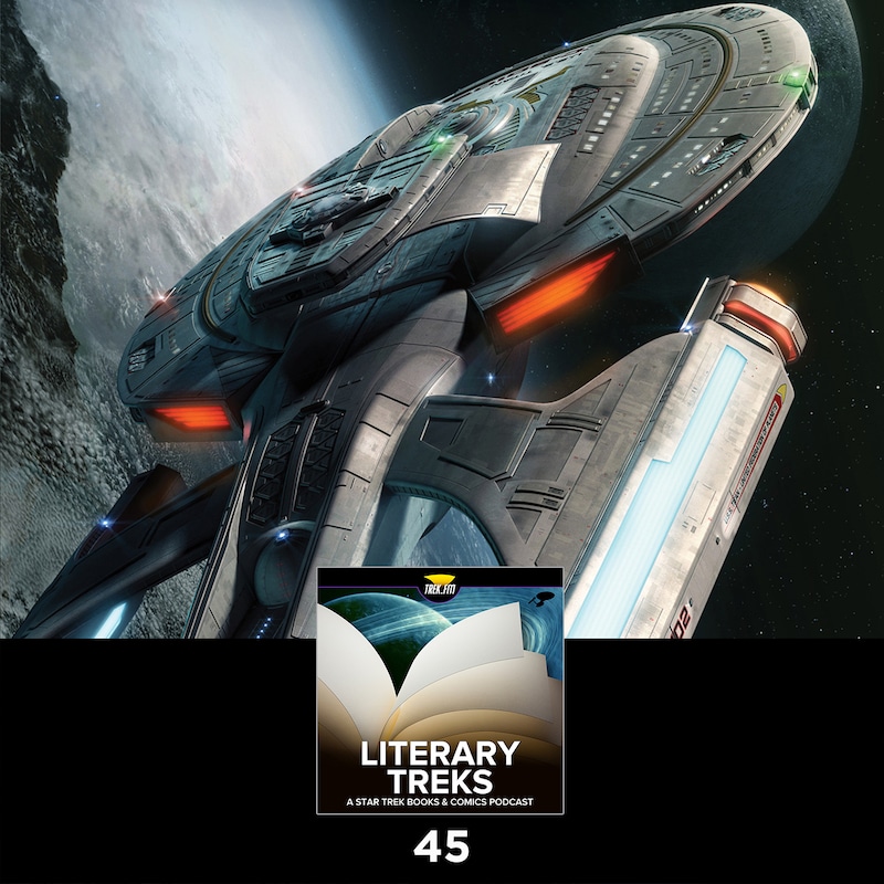 Artwork for podcast Literary Treks: A Star Trek Books and Comics Podcast