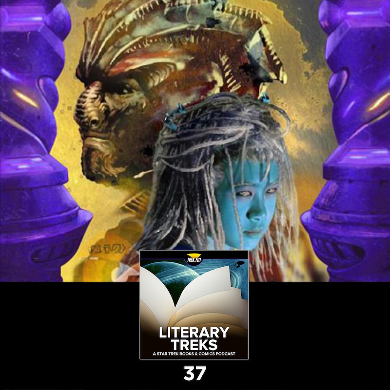 Artwork for podcast Literary Treks: A Star Trek Books and Comics Podcast