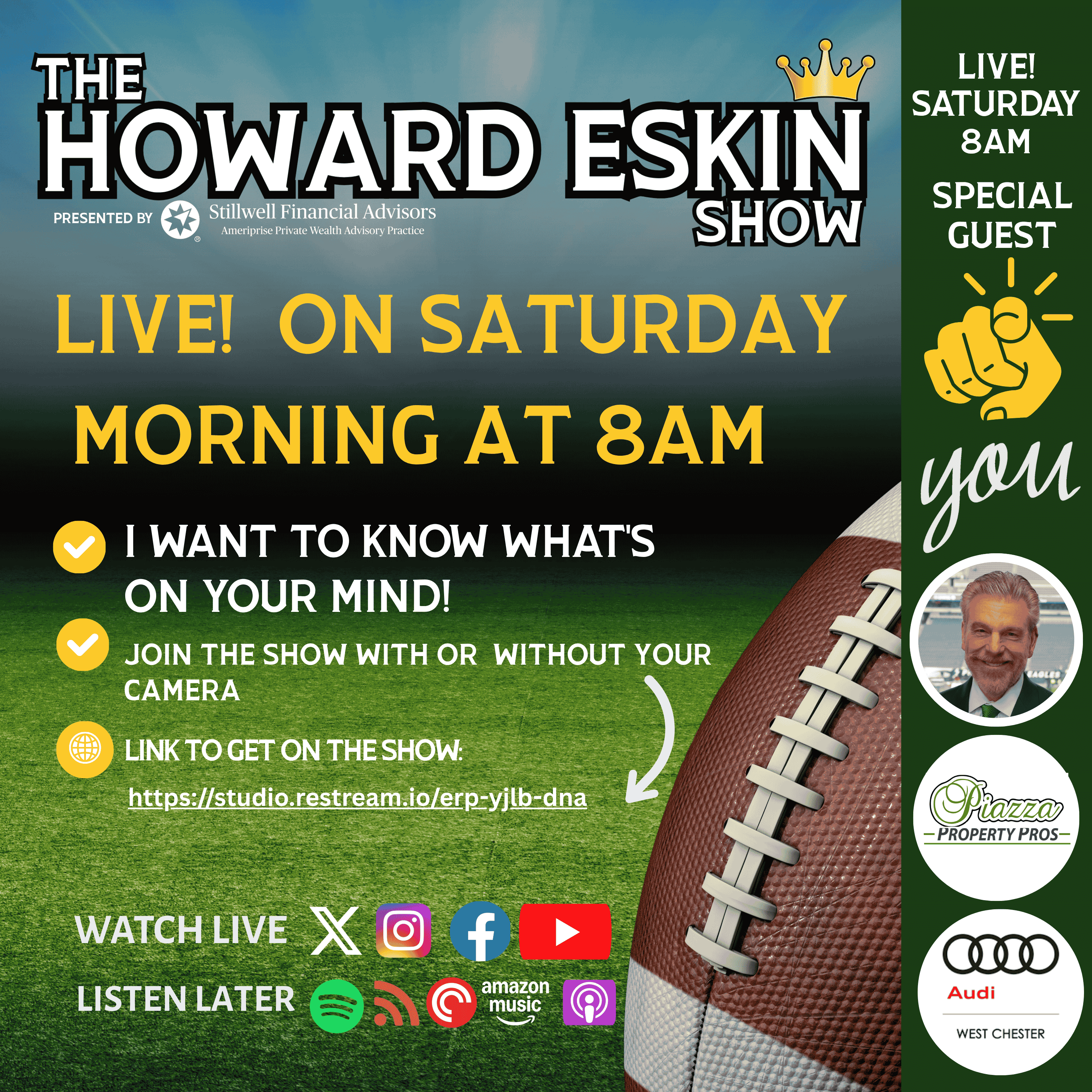 The Howard Eskin Show - #66 - Sports Talk, plus Marc Lawrence episode artwork