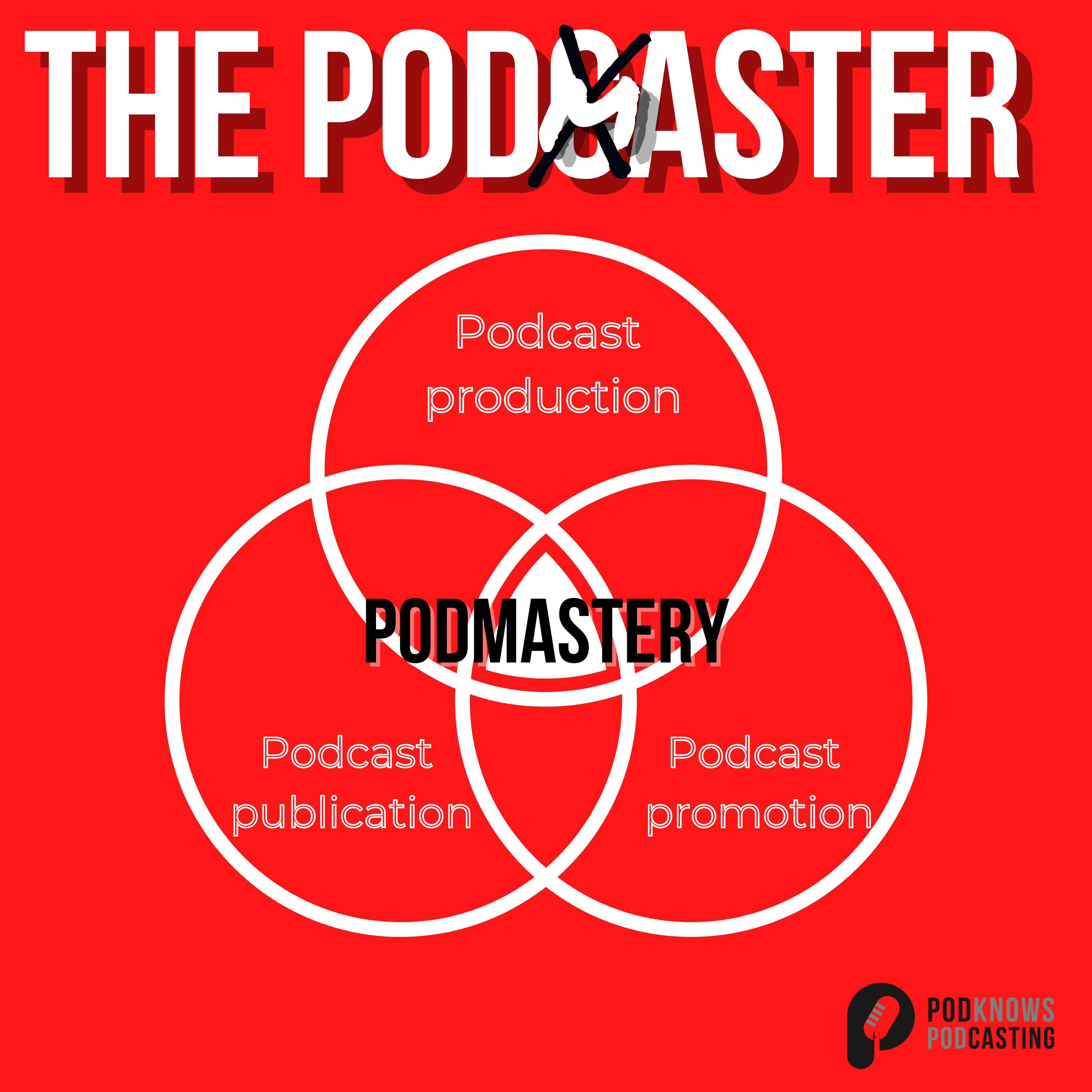 Artwork for podcast The Podmaster - helping you master the art of podcasting