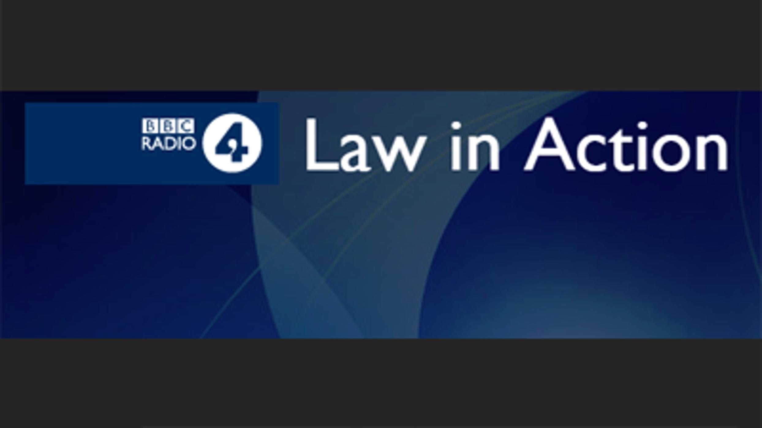 Radio 4 - Law in Action, 17 February 2015: Professor John Spencer episode artwork