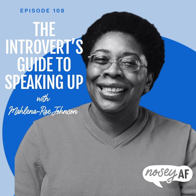 Artwork for podcast noseyAF: Conversations about Art, Activism, and Social Change