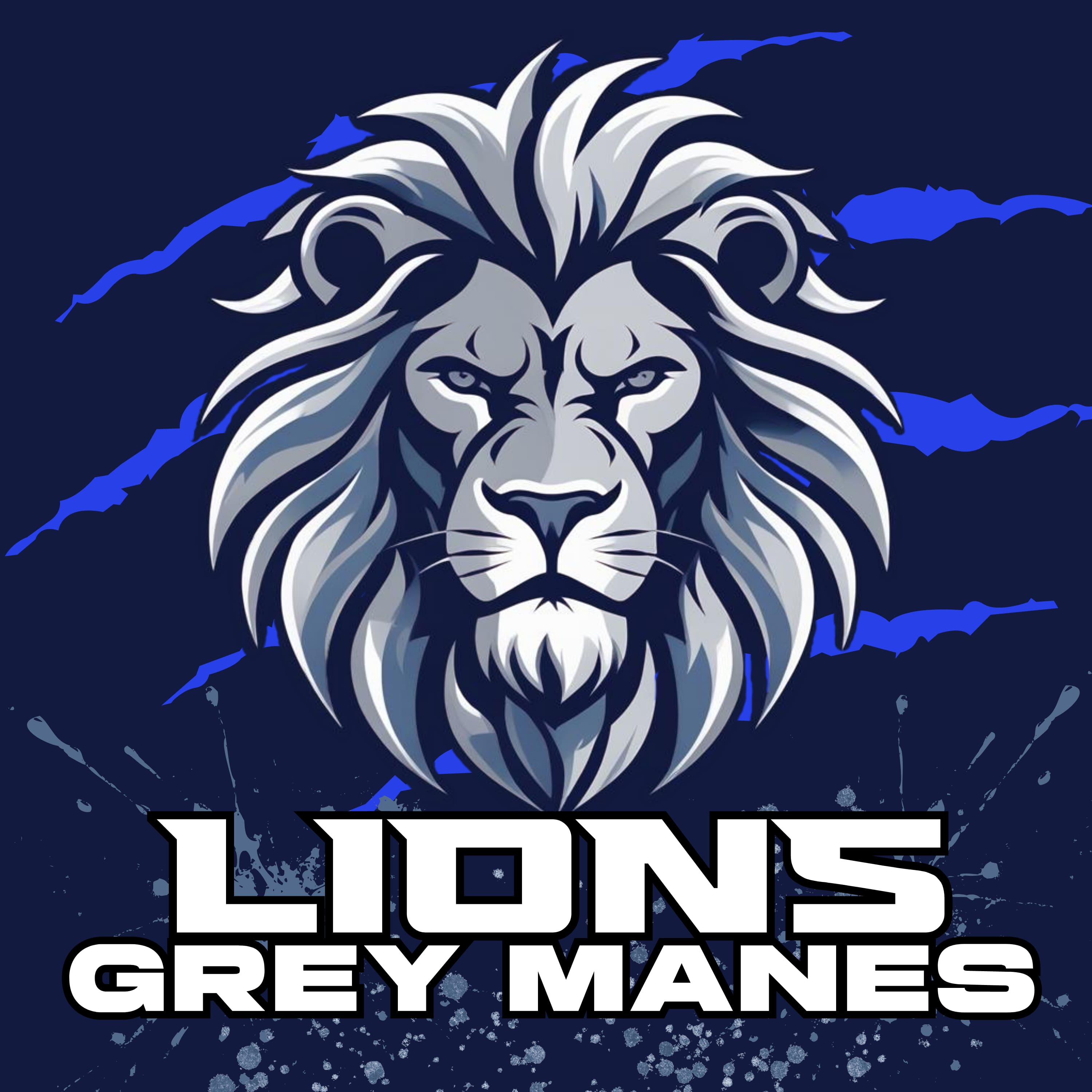 Lions Grey Manes