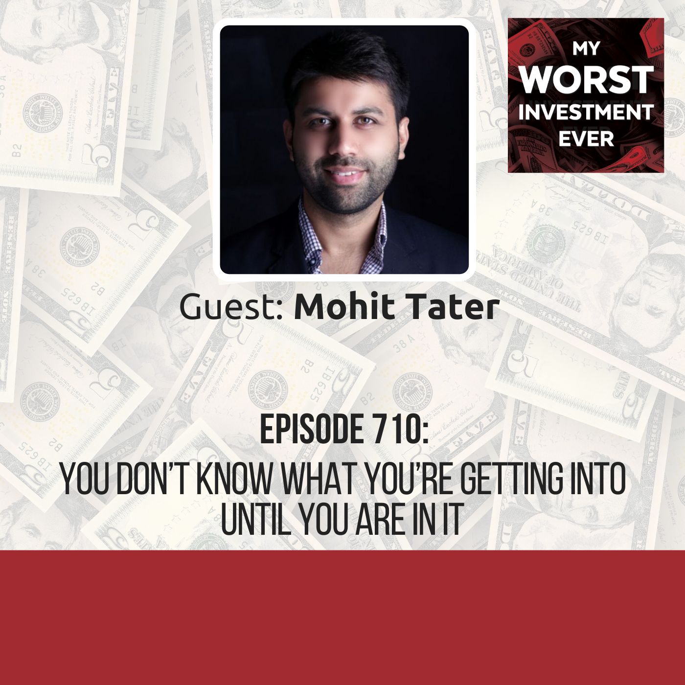 Mohit Tater – You Don’t Know What You’re Getting Into Until You Are in It
