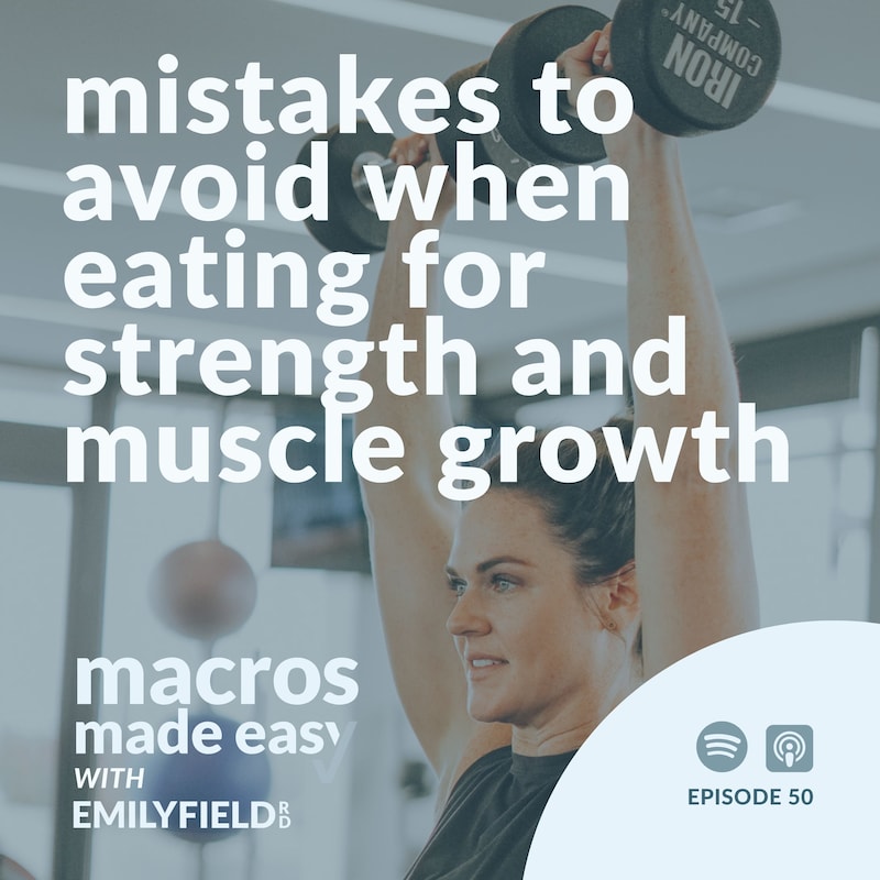 Artwork for podcast Macros Made Easy with Emily Field RD