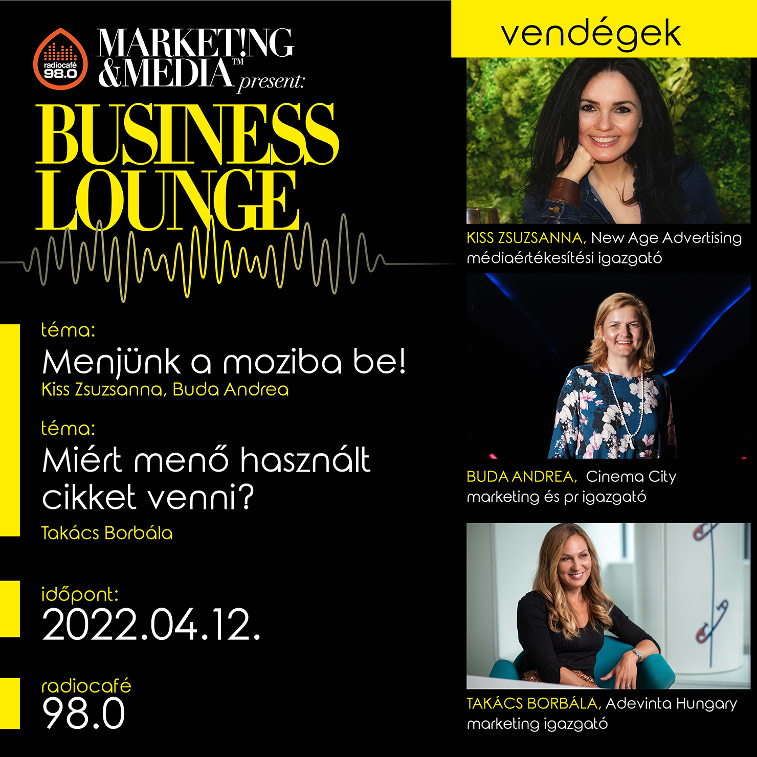 Business Lounge a radiocafén