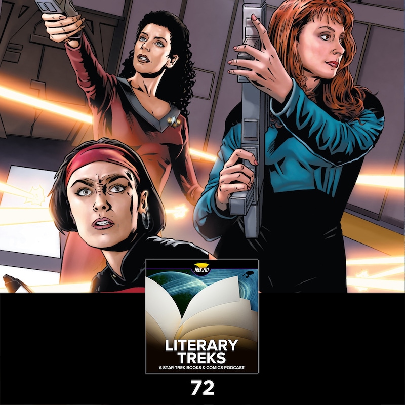 Artwork for podcast Literary Treks: A Star Trek Books and Comics Podcast