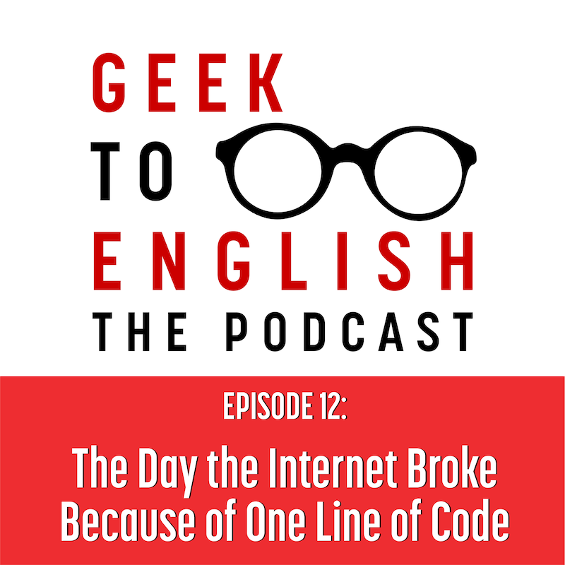 Artwork for podcast GeektoEnglish