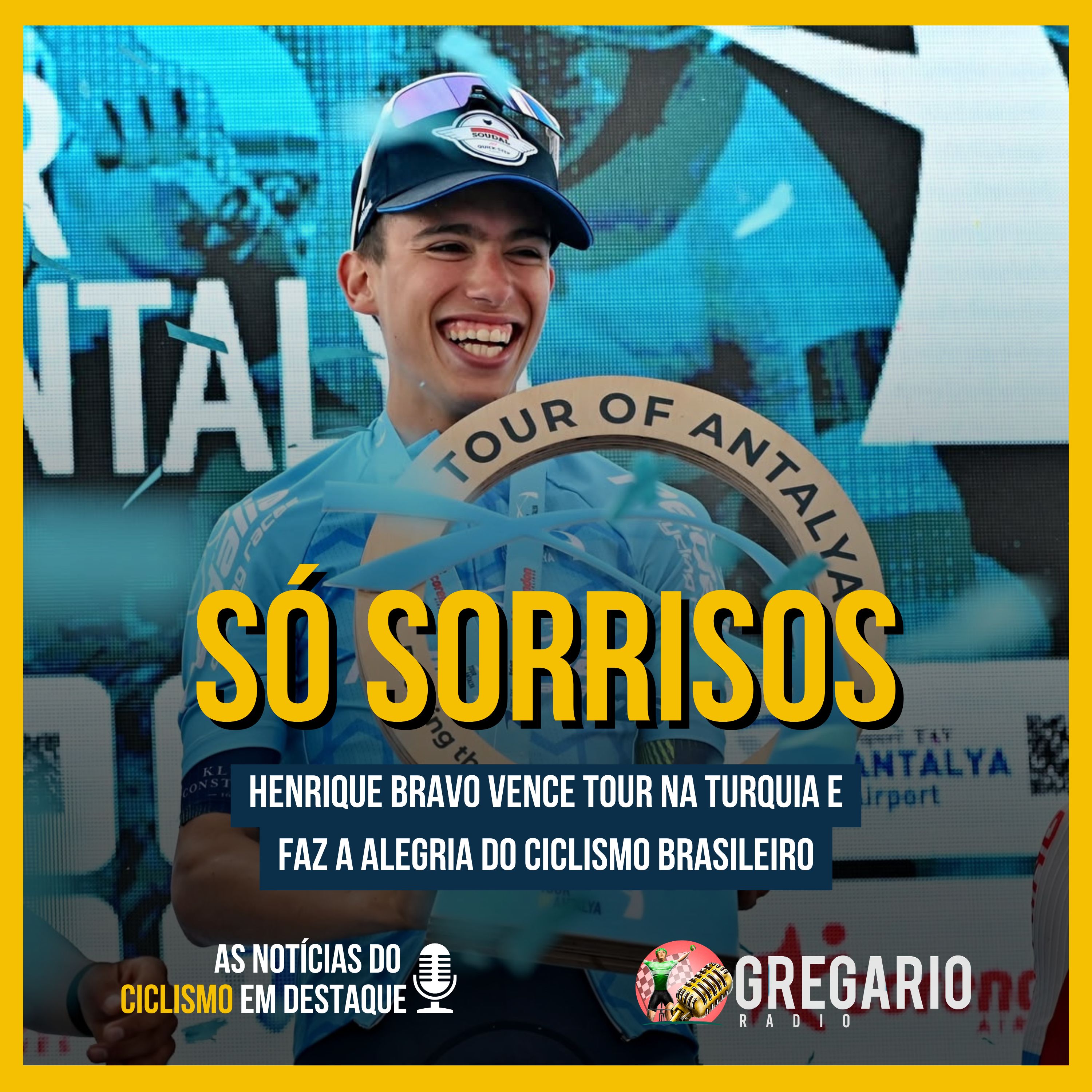 RADIO - Só Sorrisos: Bravinho vence na Turquia! MVDP pronto para MSR, Vingegaard domina Paris-Nice