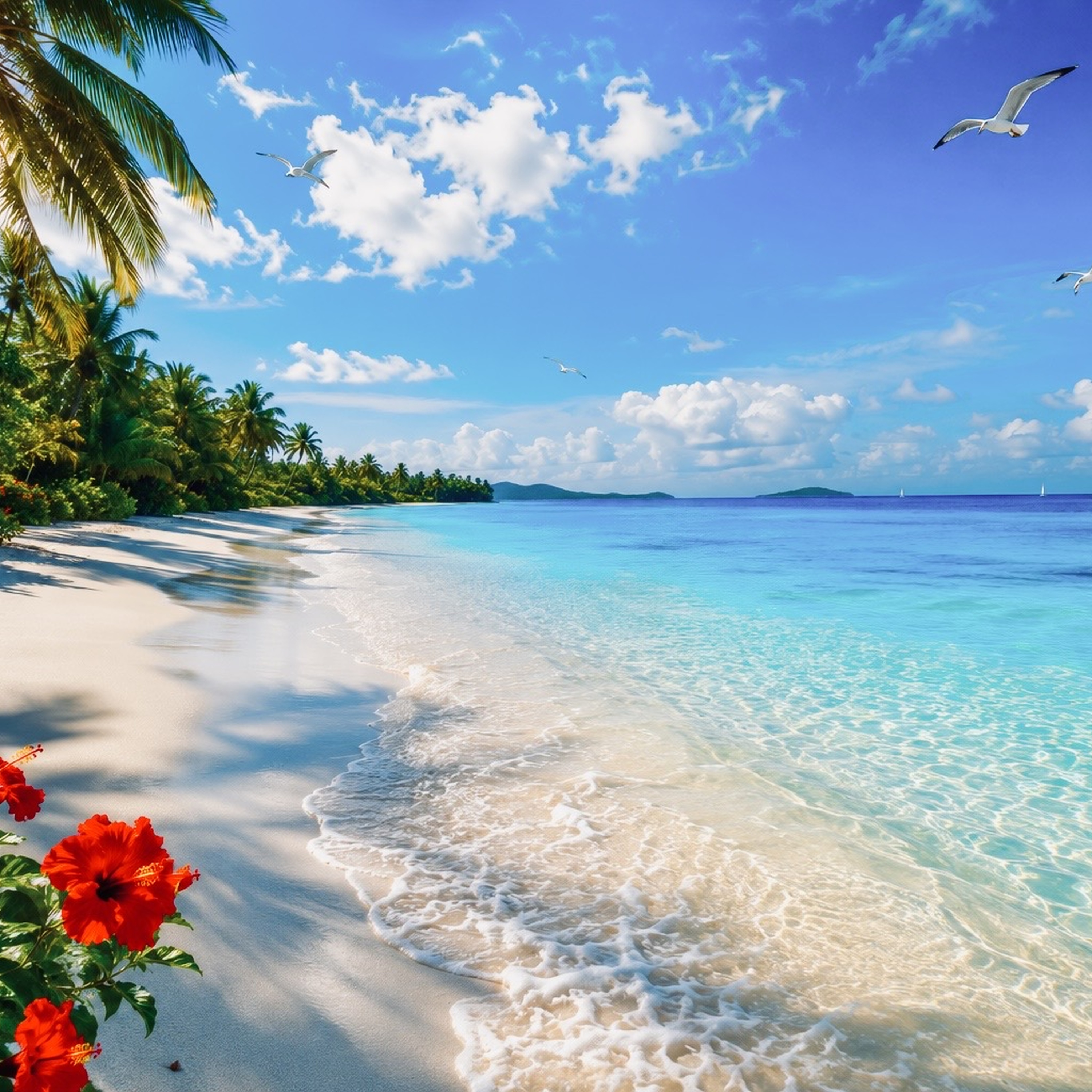 🌴 PARADISE BEACH SOUNDS 🌊 2 HOURS OF OCEAN WAVES FOR DEEP SLEEP, RELAXATION & STRESS RELIEF 🌞 episode artwork