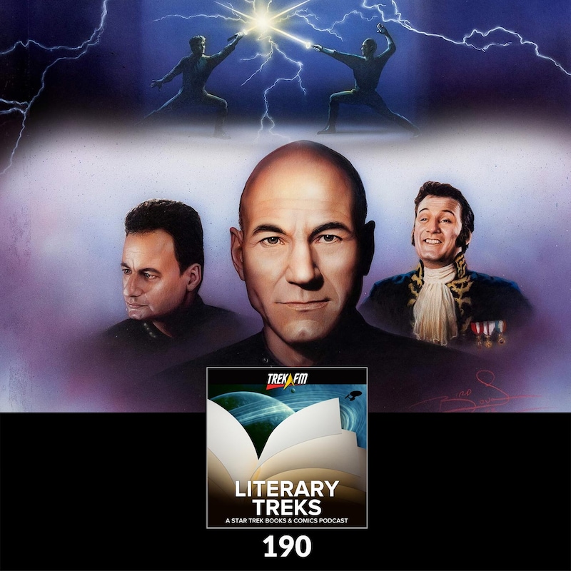 Artwork for podcast Literary Treks: A Star Trek Books and Comics Podcast