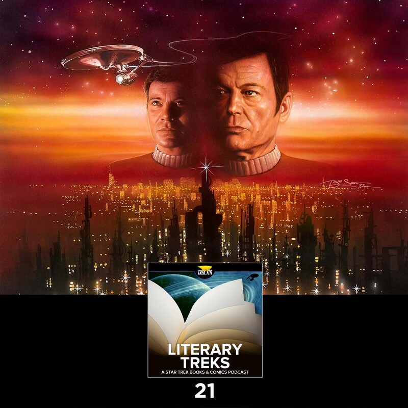 Artwork for podcast Literary Treks: A Star Trek Books and Comics Podcast