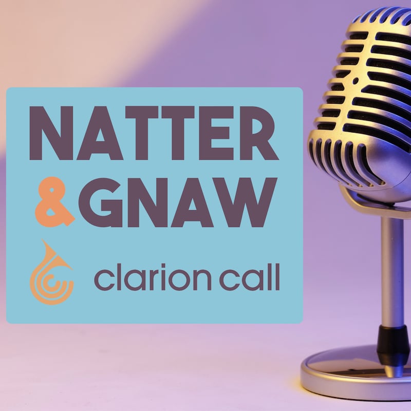 Artwork for podcast Natter & Gnaw by Clarion Call