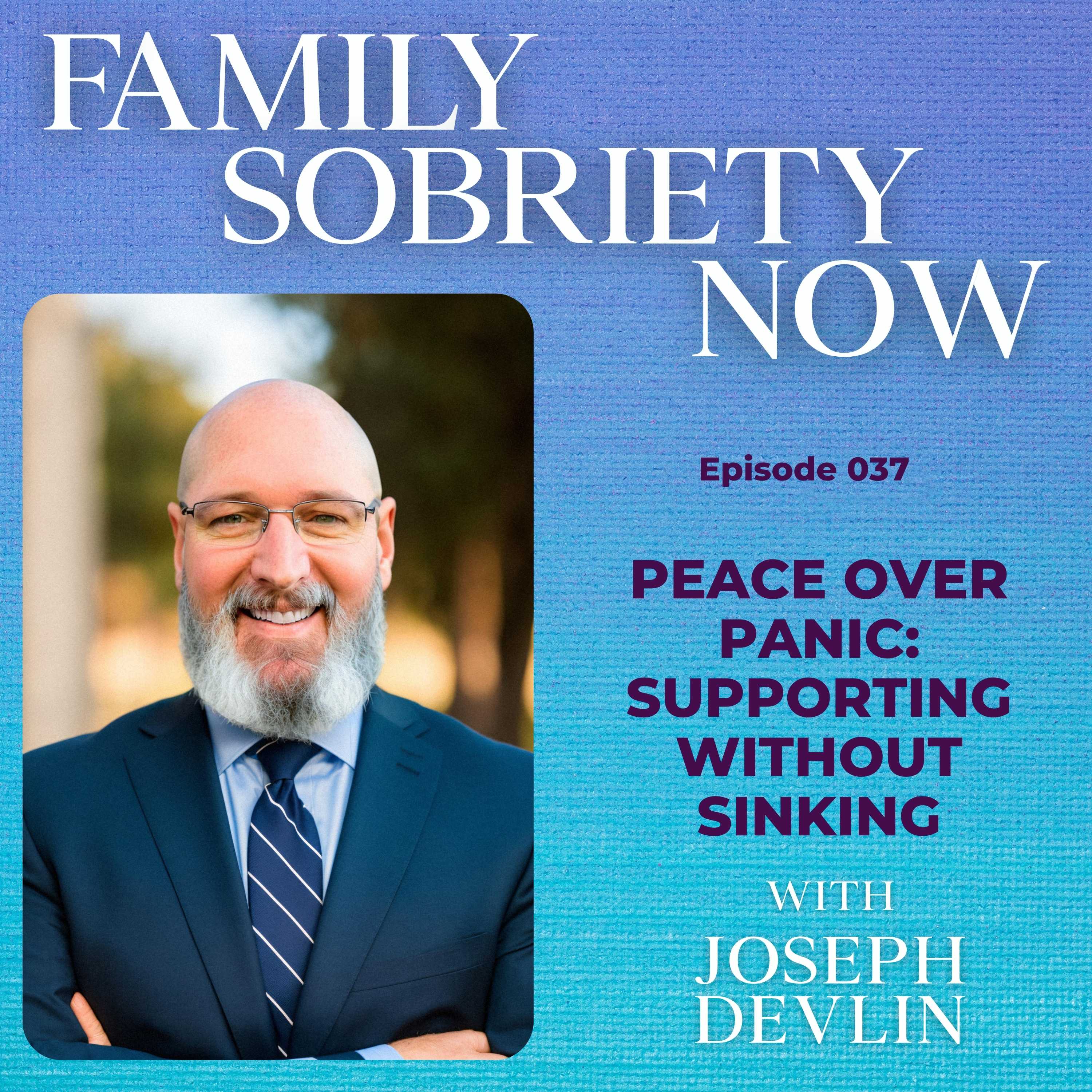Peace Over Panic: Supporting Without Sinking