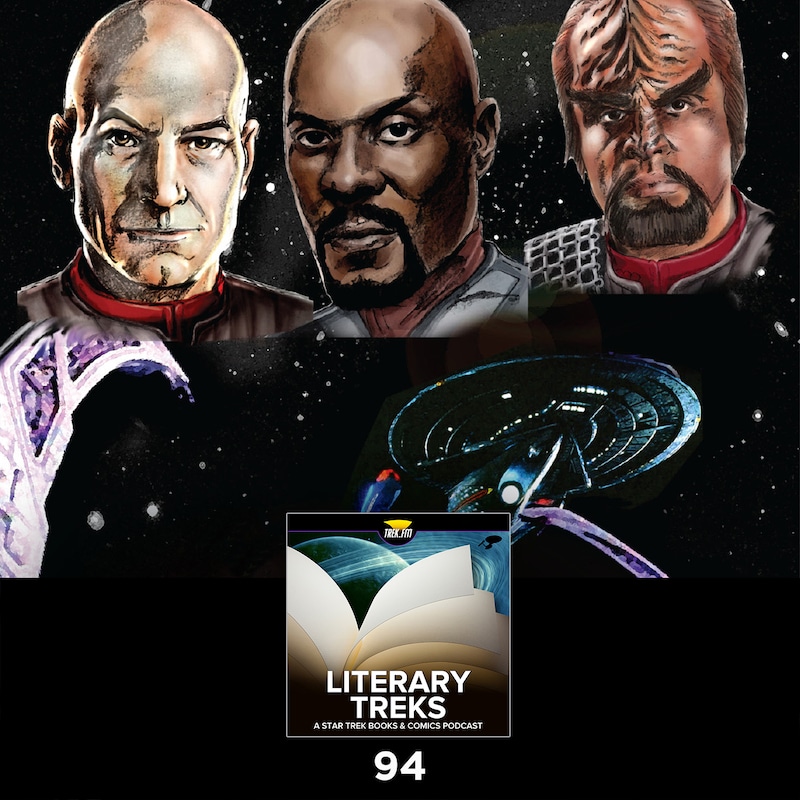 Artwork for podcast Literary Treks: A Star Trek Books and Comics Podcast