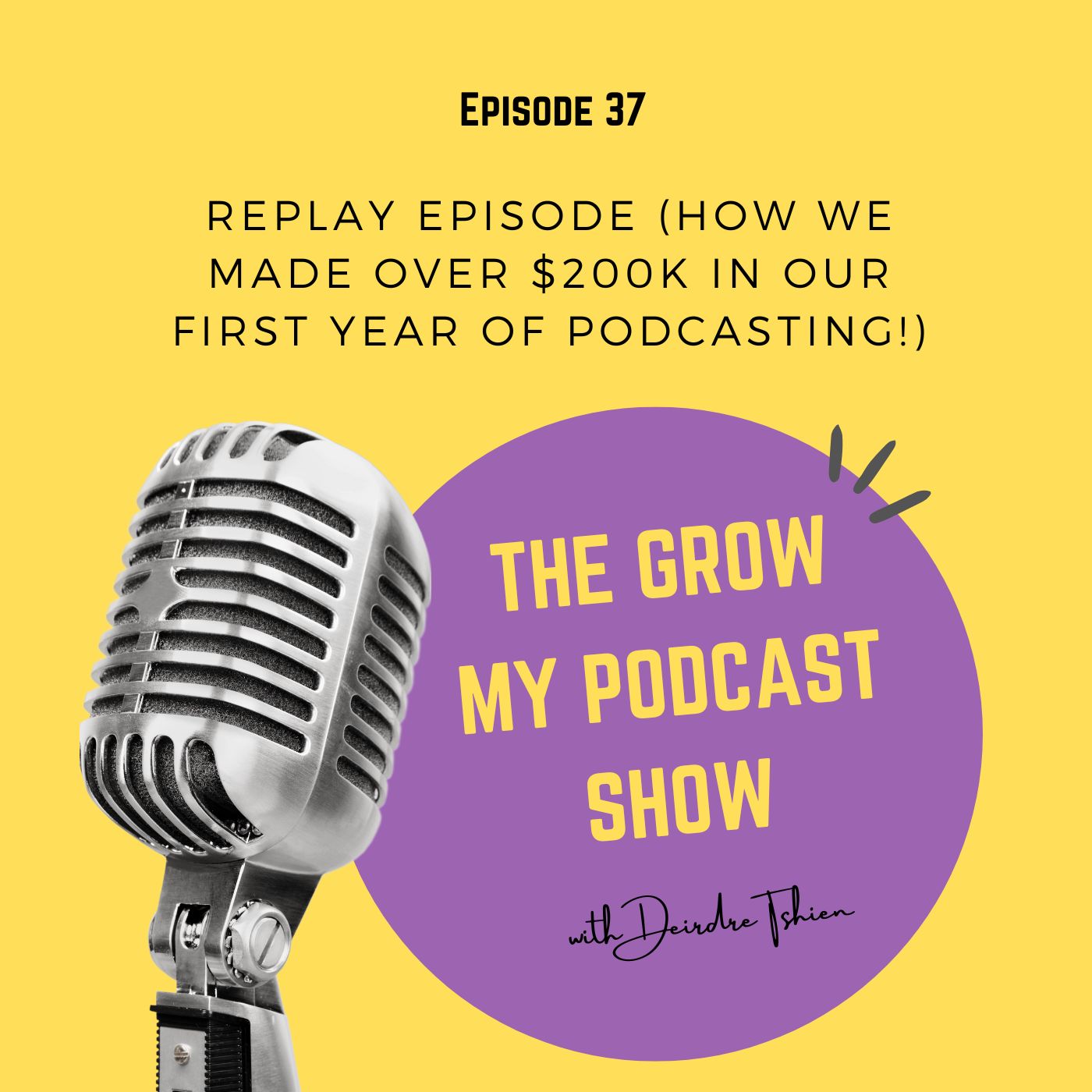 37. Replay Episode (How we made over $200k in our first year of podcasting!) Image