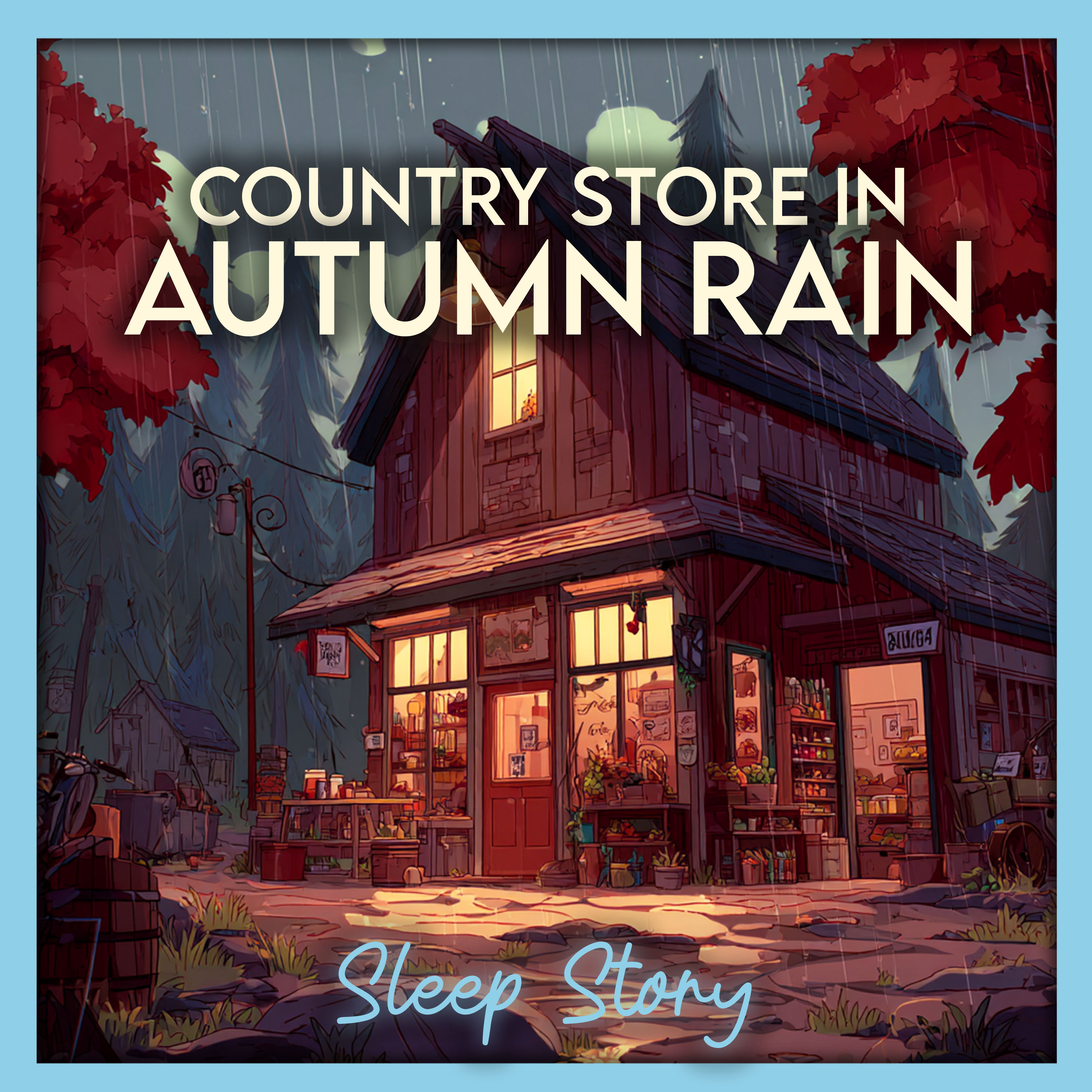 An Autumn Evening in a Quiet Country Store | Relaxing Sleep Story for Adults, Cozy Rainy Night, Calming Storytelling & Peaceful Sleep