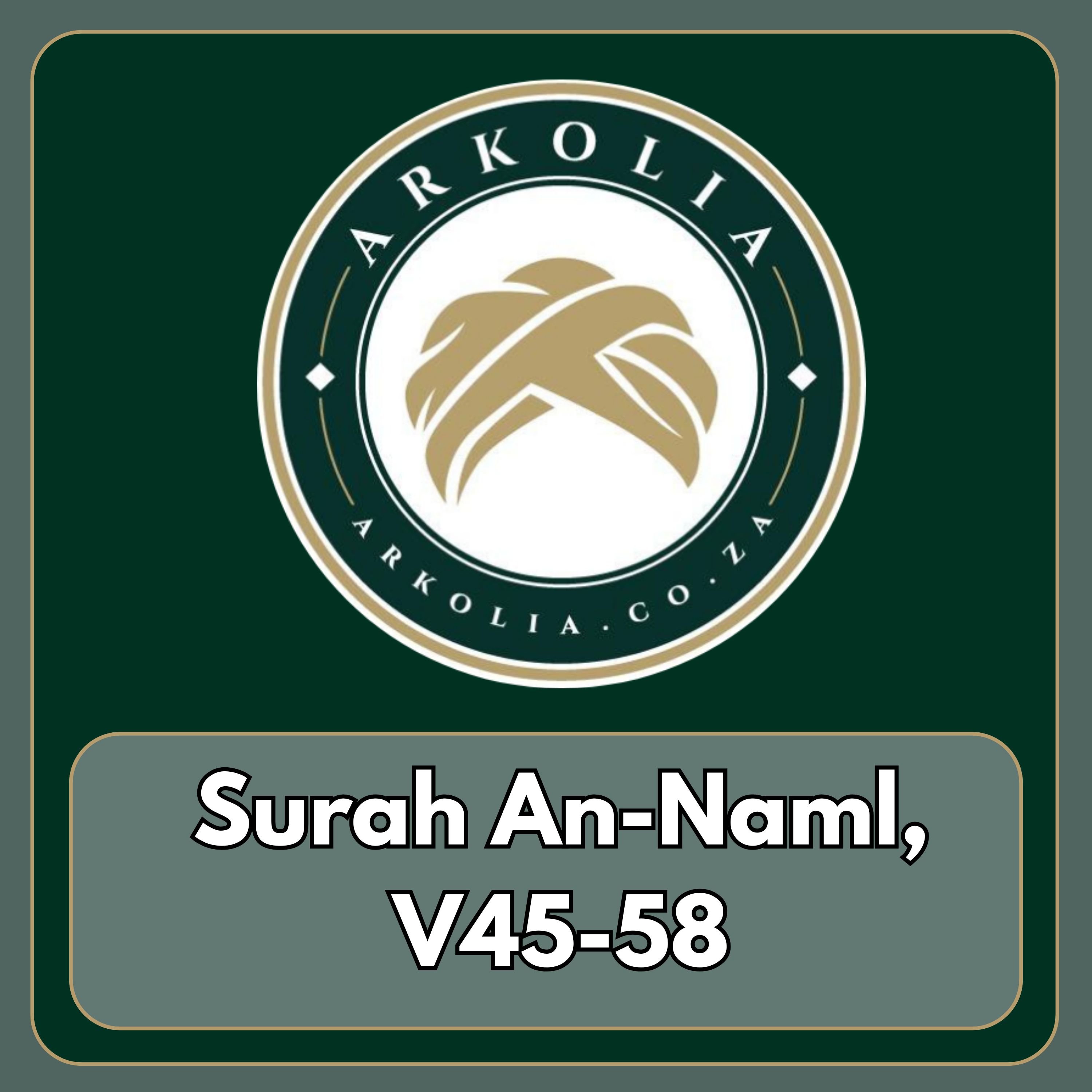 Surah An-Naml, V45-58 episode artwork