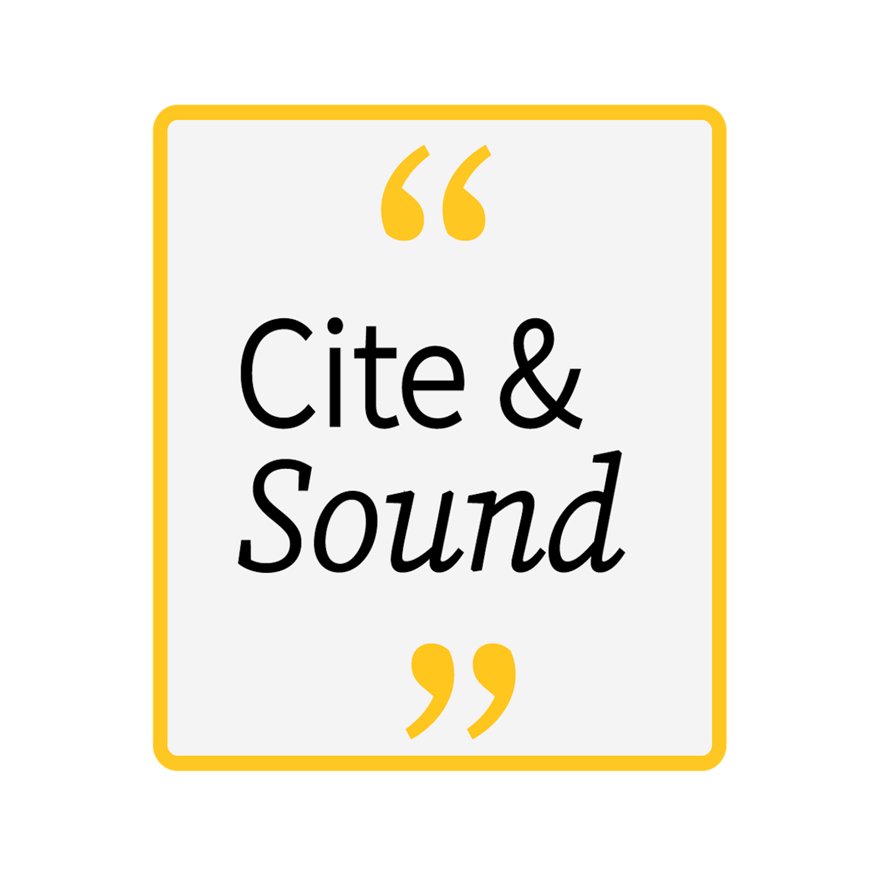 Cite and Sound: Trailer episode artwork