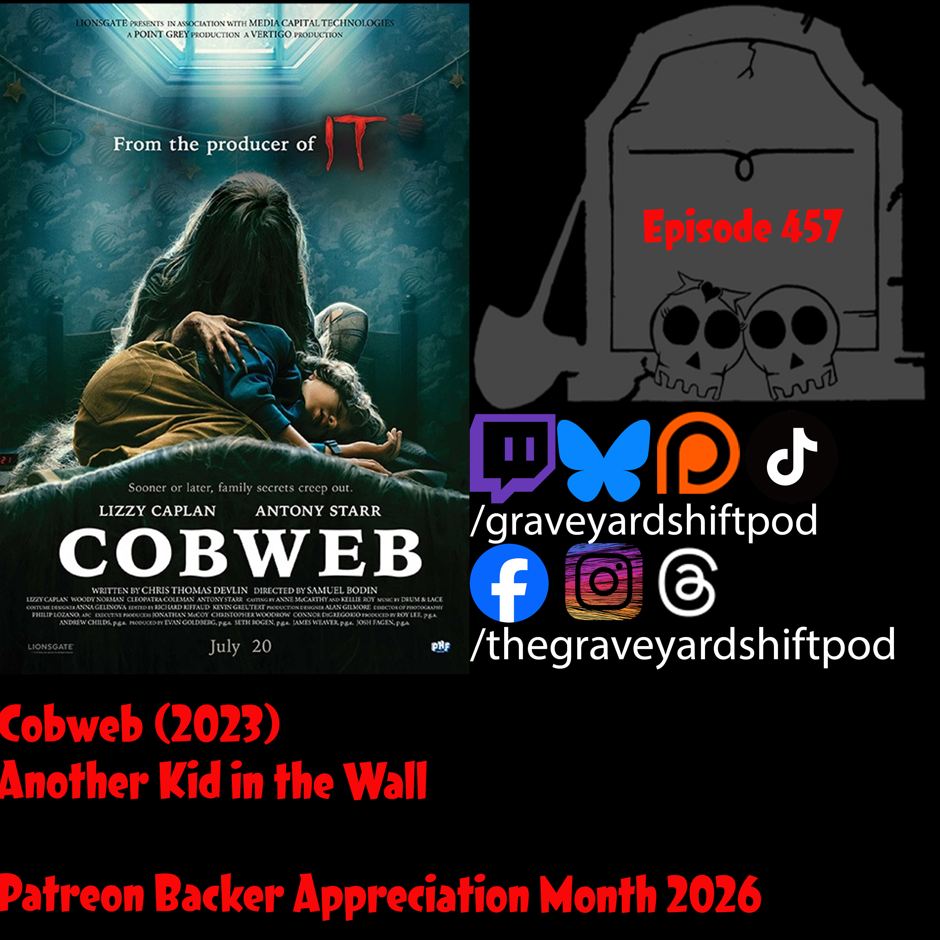 Cobweb (2023) - Another Kid in the Wall - Patreon Backer Appreciation 2026 episode artwork