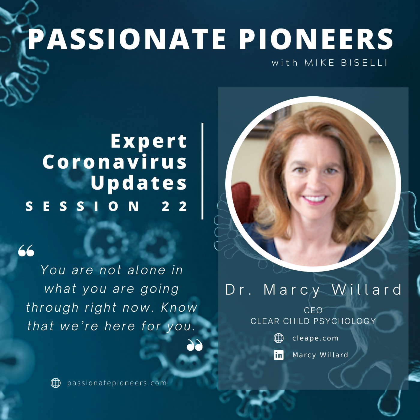 Expert Coronavirus Updates with Dr. Marcy Willard | Session 22