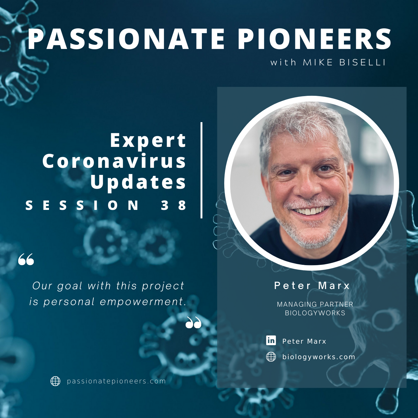 Expert Coronavirus Updates with Peter Marx | Session 38