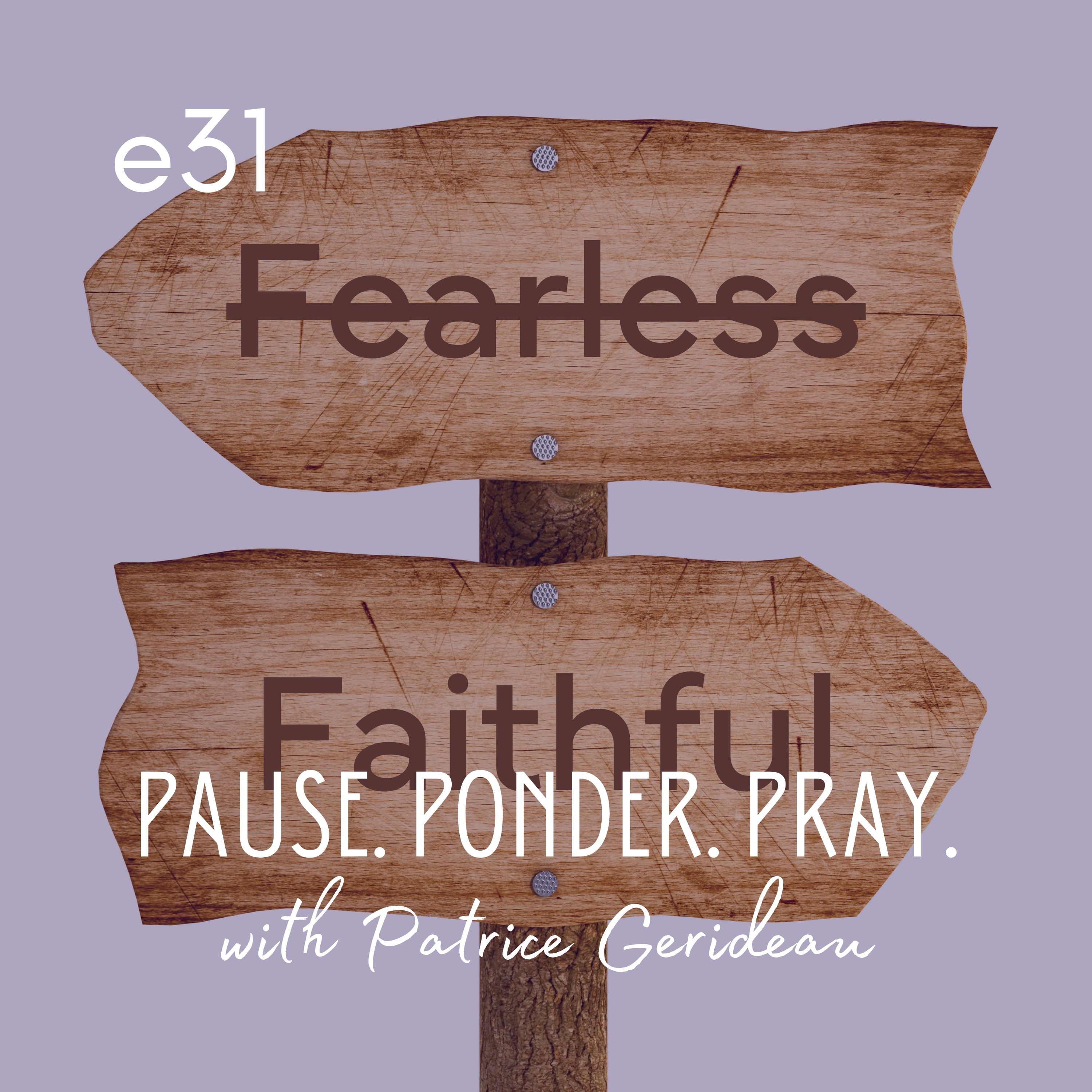 Pause. Ponder. Pray