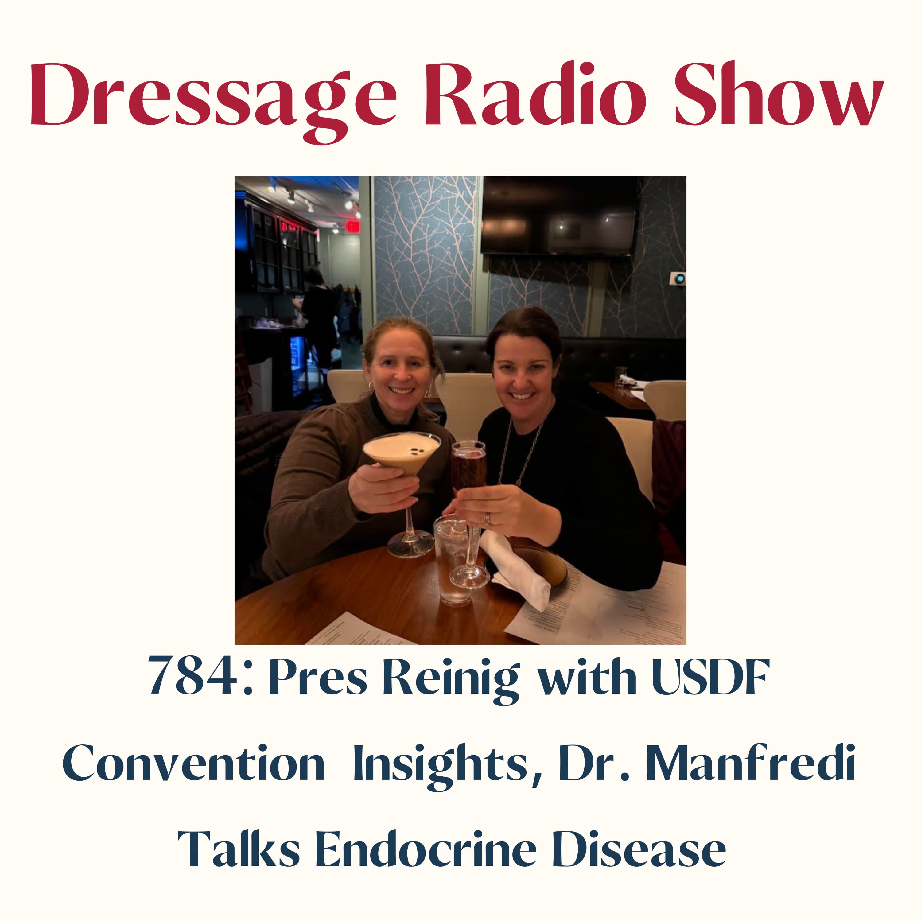 784: Pres Reinig with Insights from USDF Convention, Dr. Manfredi Talks Endocrine Disease, New Book Club - The Dressage Radio Show