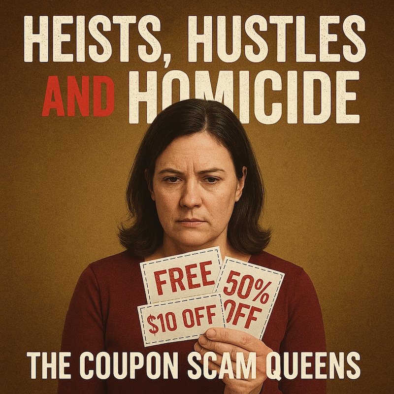 Artwork for podcast Heists, Hustles, and Homicide