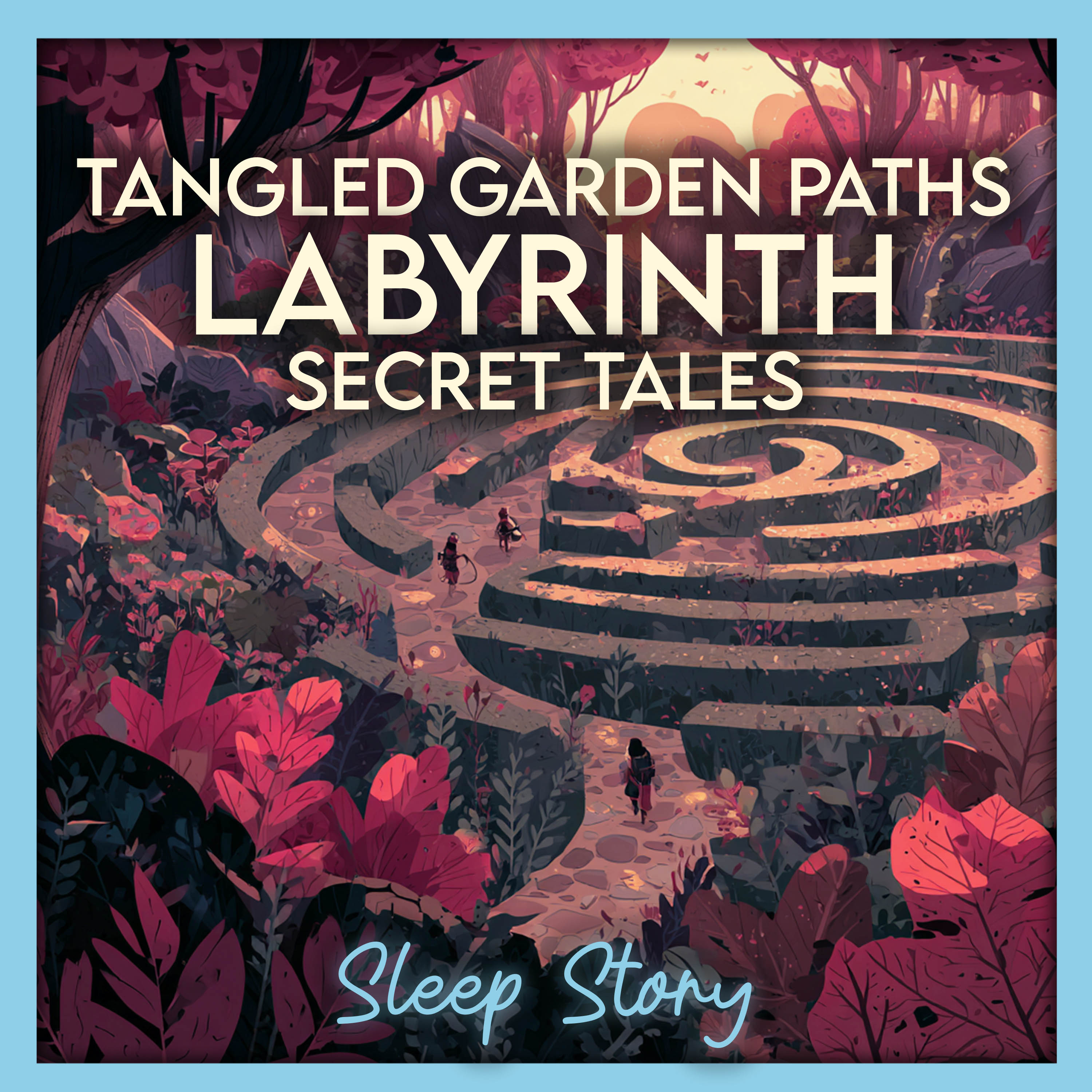 Moonlit Labyrinth Garden — Guided Sleep Story for Adults (ASMR)