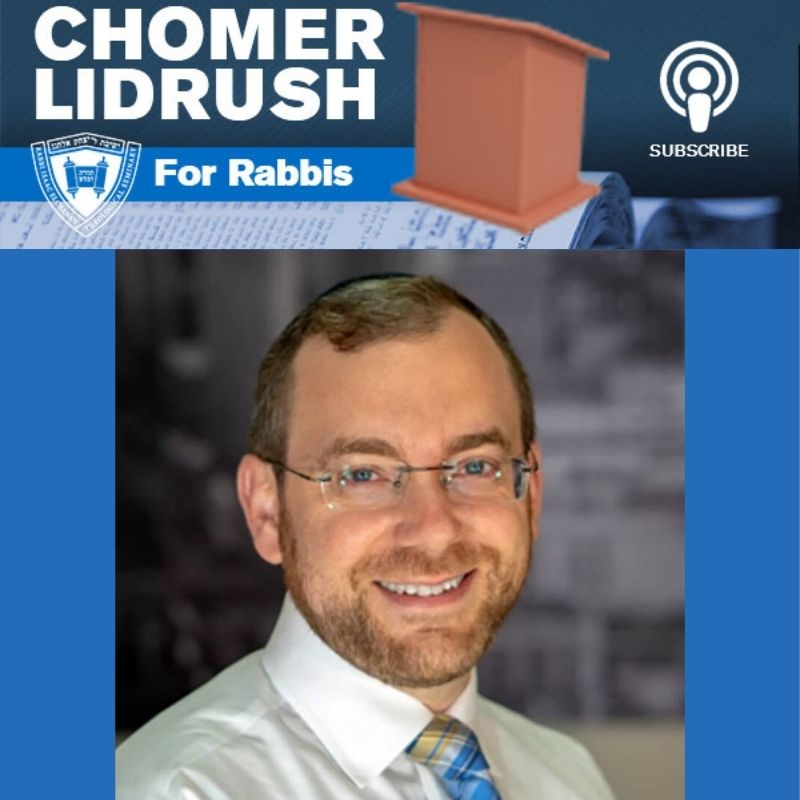 Chomer Lidrush for Rabbis